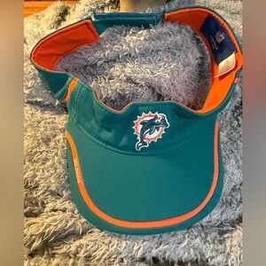 Vtg Miami Dolphins Reebok Visor. Adult Adjustable